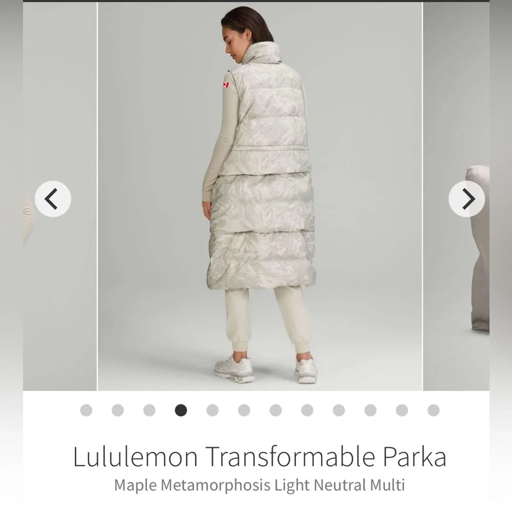 lululemon athletica Light Gray Marble-Print Puffer Vest - Picture 7 of 16